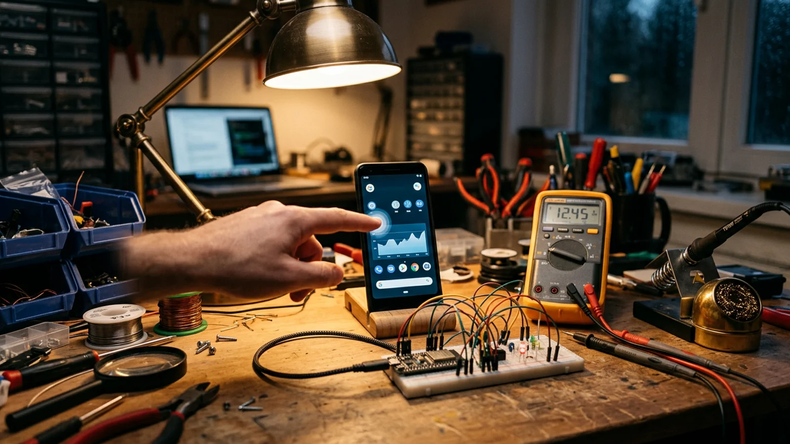 A 35B MoE Vision AI Learns to Fit a Phone While a $7 ESP32 Hijacks an iPhone