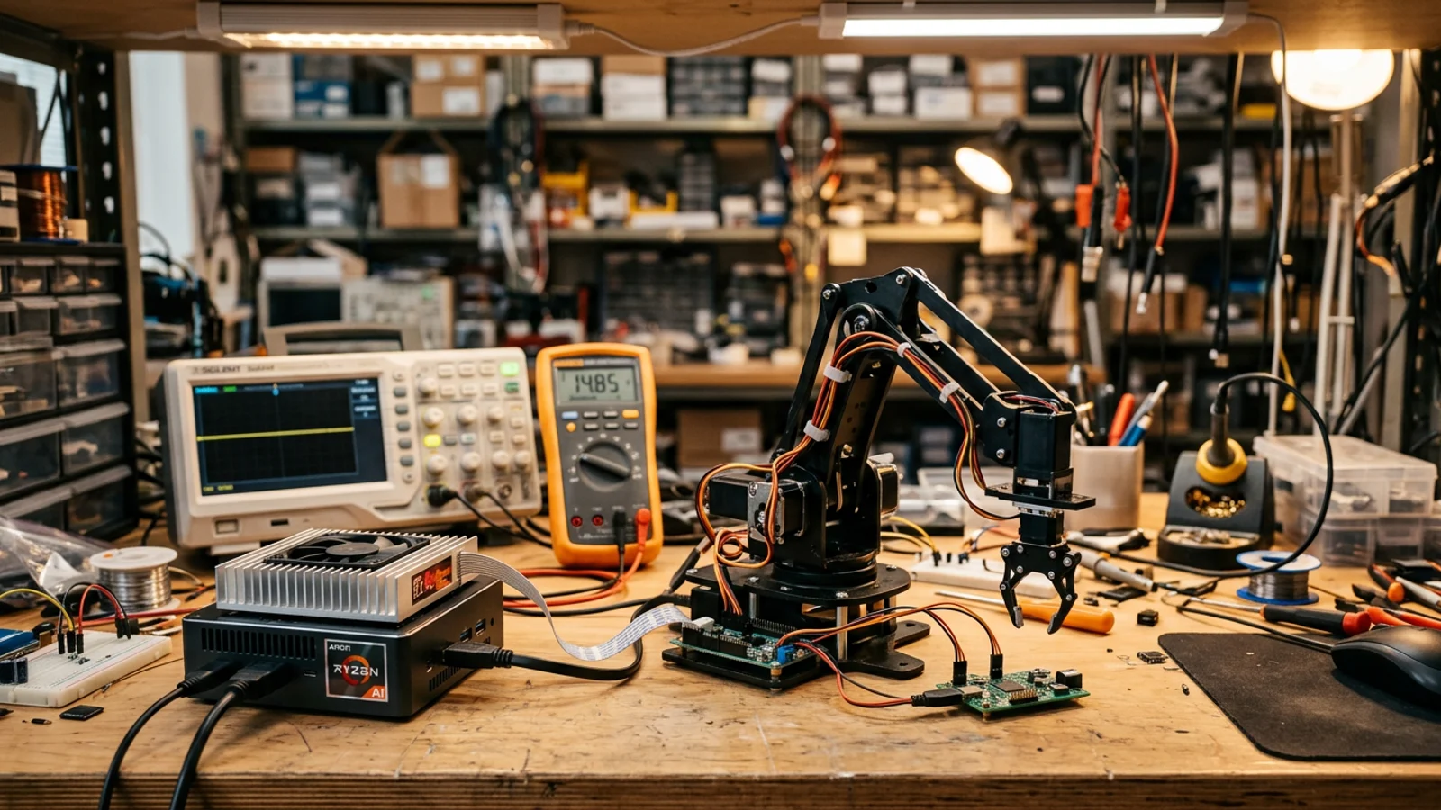 Edge Dispatch: A Robot Arm Joins the NPU Party: FastFlowLM Adds a Vision-Language-Action Model to Ryzen AI
